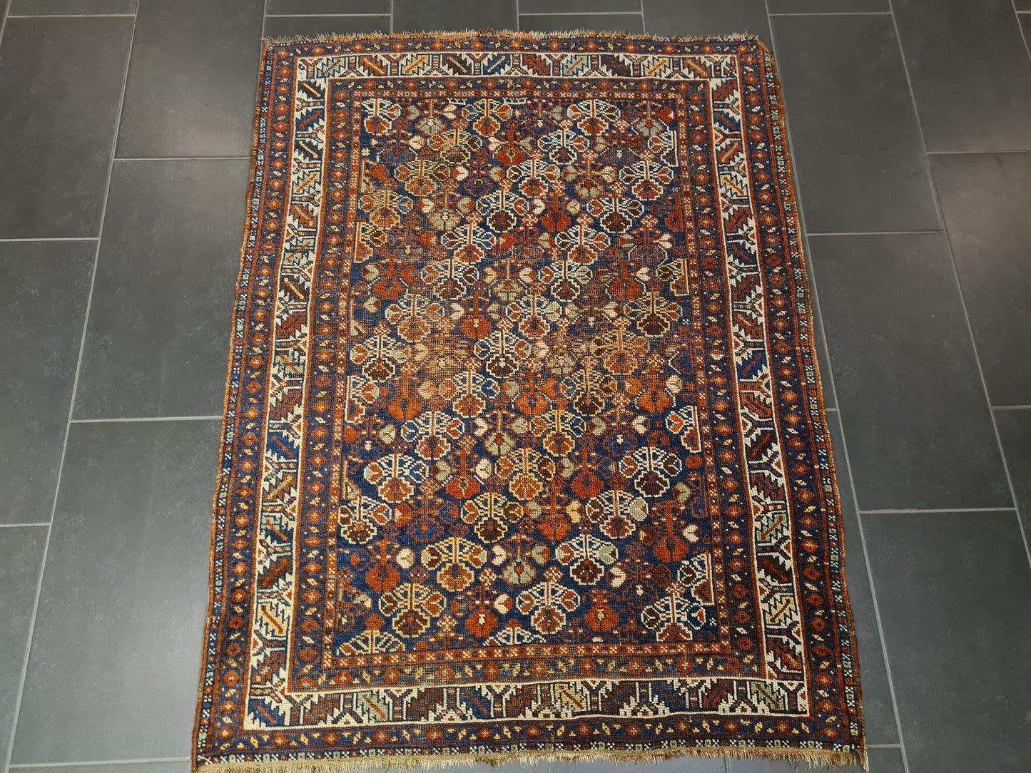 Perserteppich Orientteppich Handgeknüpfter Teppich Shiraz 155x120cm