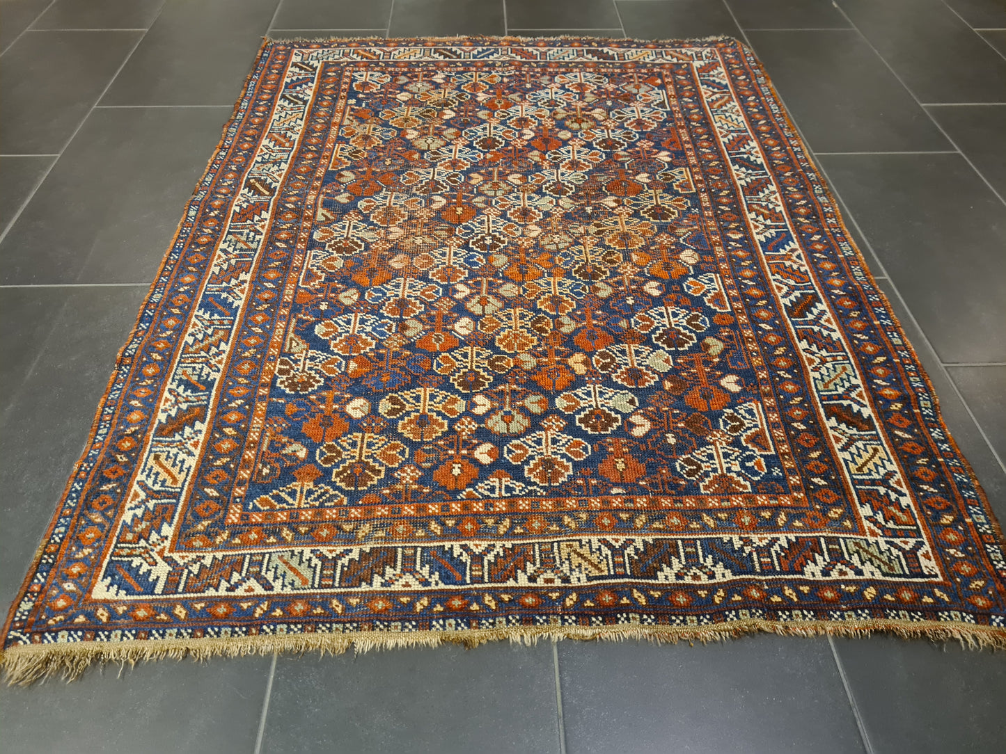 Perserteppich Orientteppich Handgeknüpfter Teppich Shiraz 155x120cm