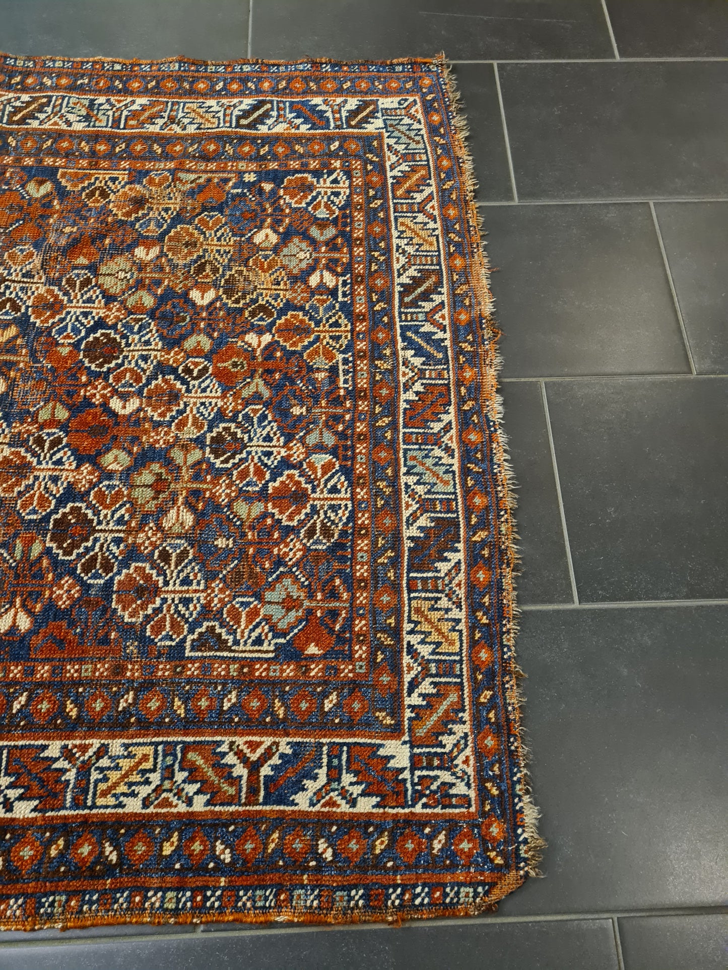 Perserteppich Orientteppich Handgeknüpfter Teppich Shiraz 155x120cm