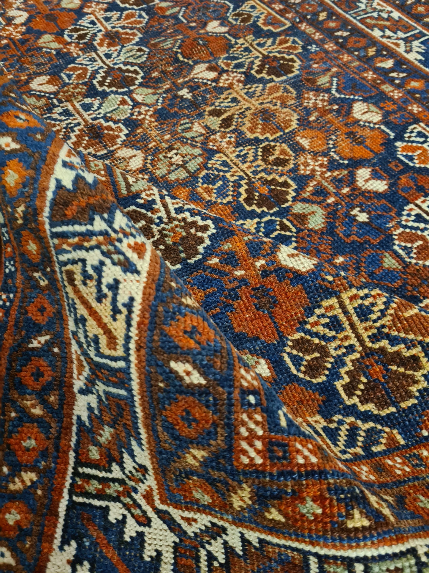 Perserteppich Orientteppich Handgeknüpfter Teppich Shiraz 155x120cm