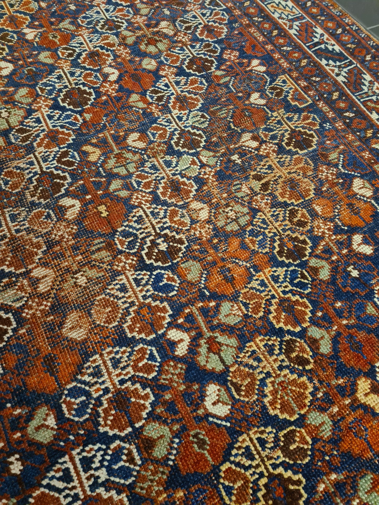 Perserteppich Orientteppich Handgeknüpfter Teppich Shiraz 155x120cm