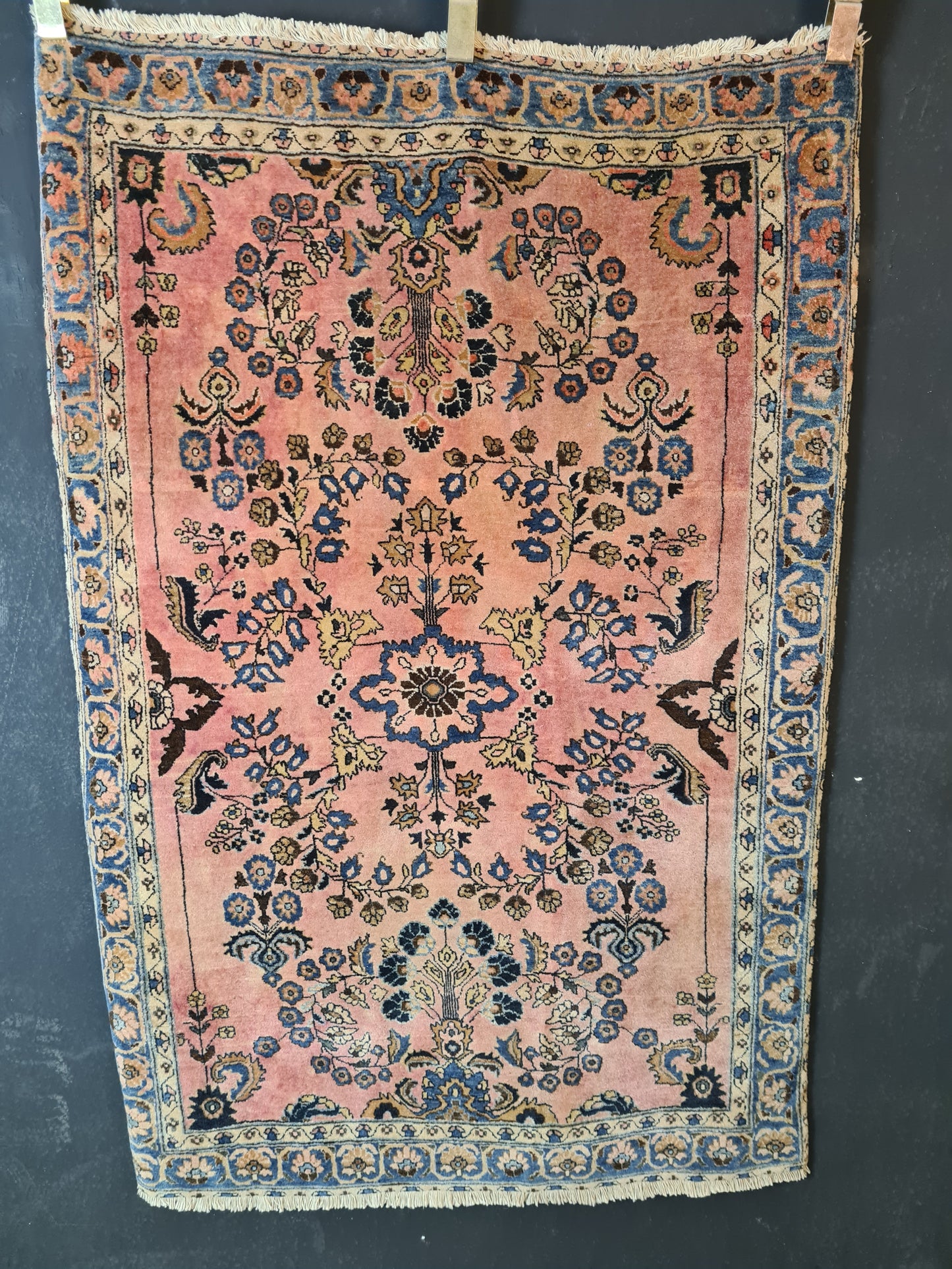 Perserteppich Orientteppich Handgeknüpfter Teppich Sarough 145x100cm