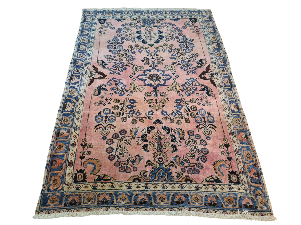 Perserteppich Orientteppich Handgeknüpfter Teppich Sarough 145x100cm