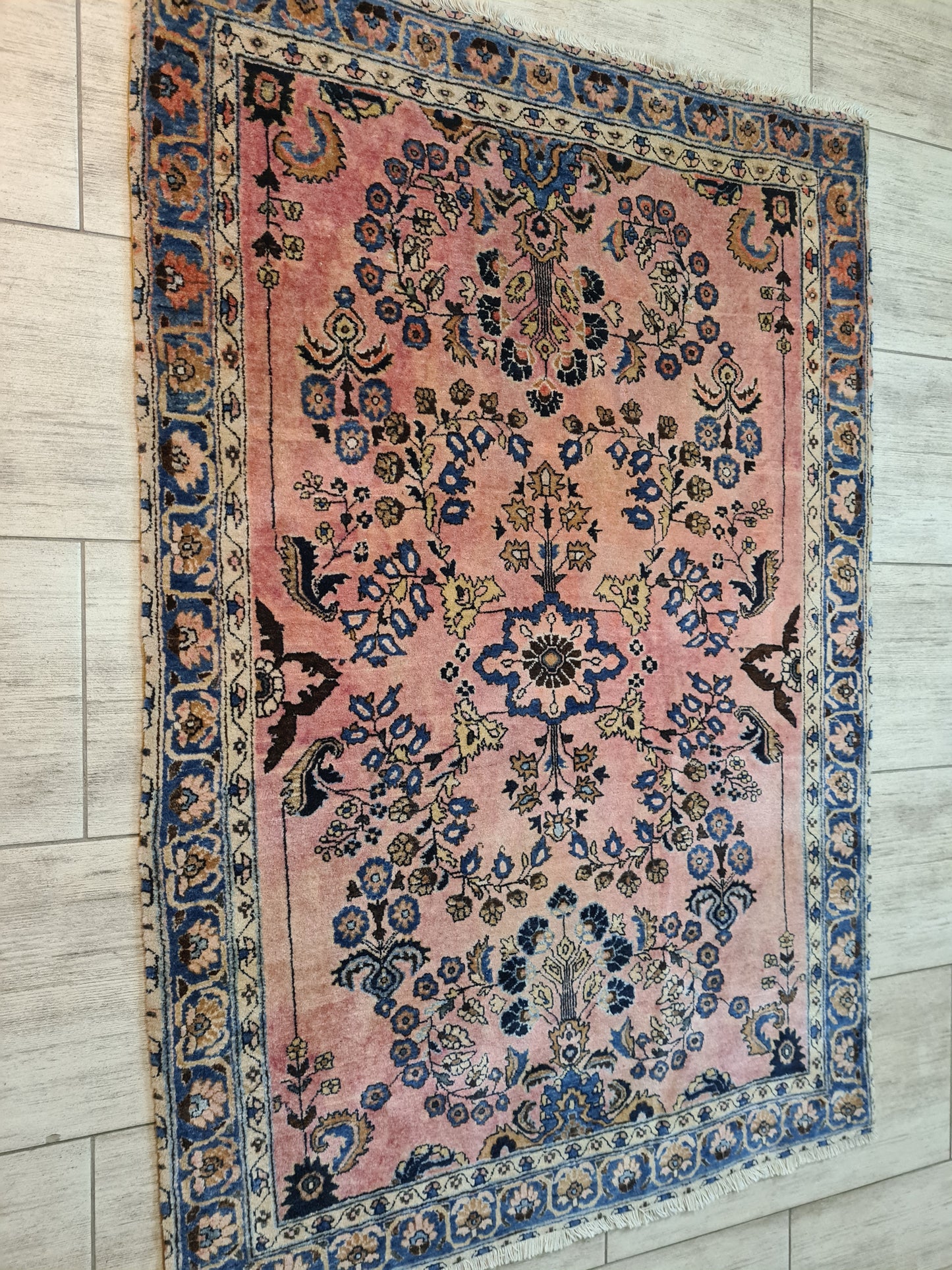 Perserteppich Orientteppich Handgeknüpfter Teppich Sarough 145x100cm