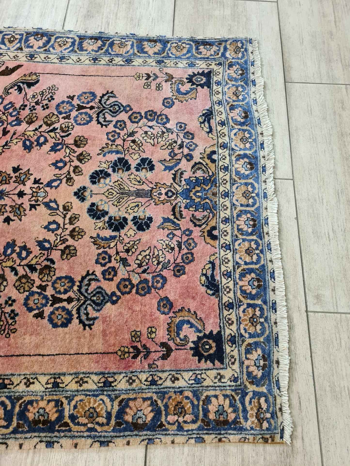 Perserteppich Orientteppich Handgeknüpfter Teppich Sarough 145x100cm