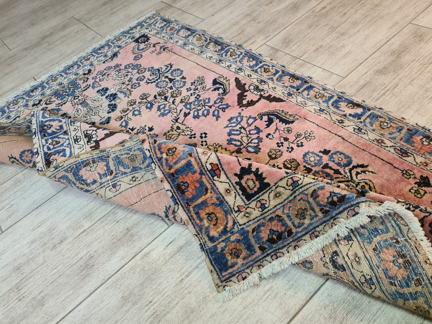 Perserteppich Orientteppich Handgeknüpfter Teppich Sarough 145x100cm