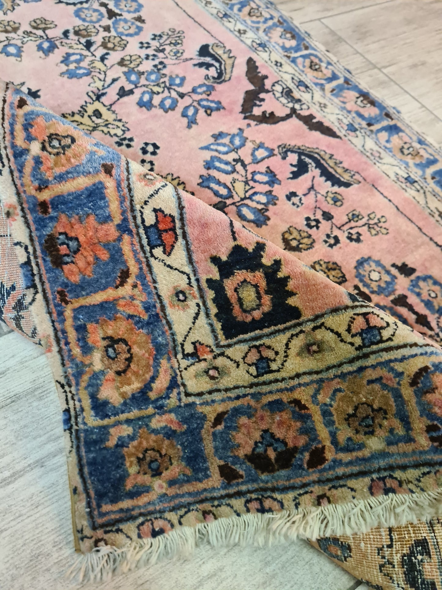 Perserteppich Orientteppich Handgeknüpfter Teppich Sarough 145x100cm