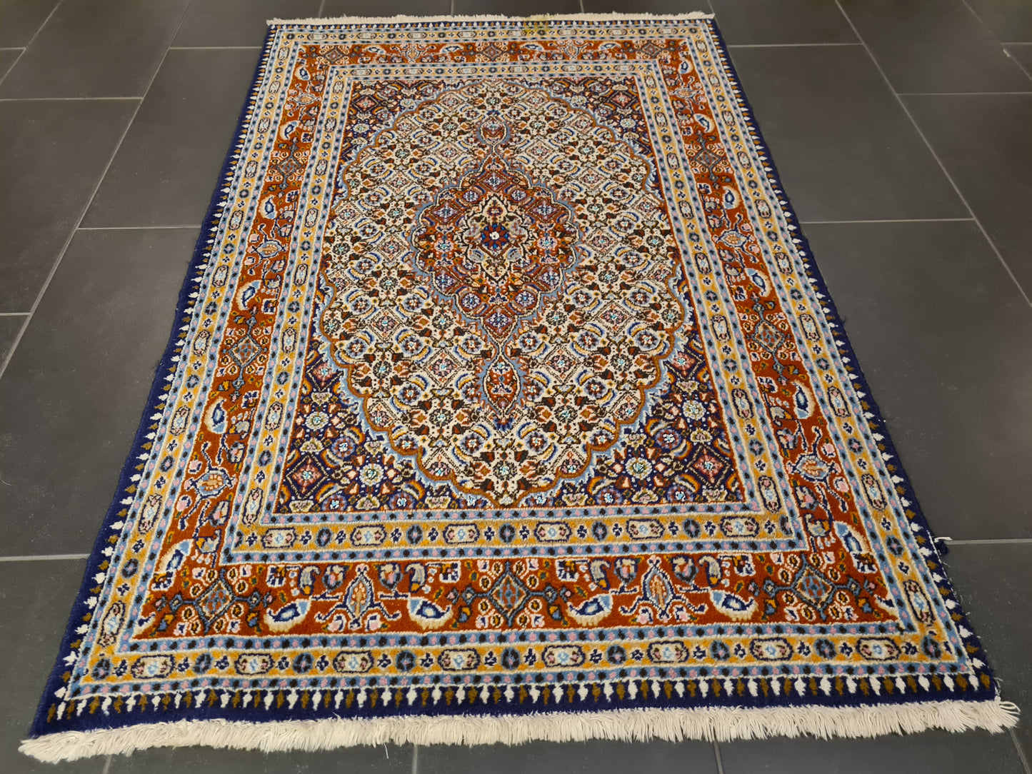 Perserteppich Orientteppich Handgeknüpfter Teppich Moud 150x100cm