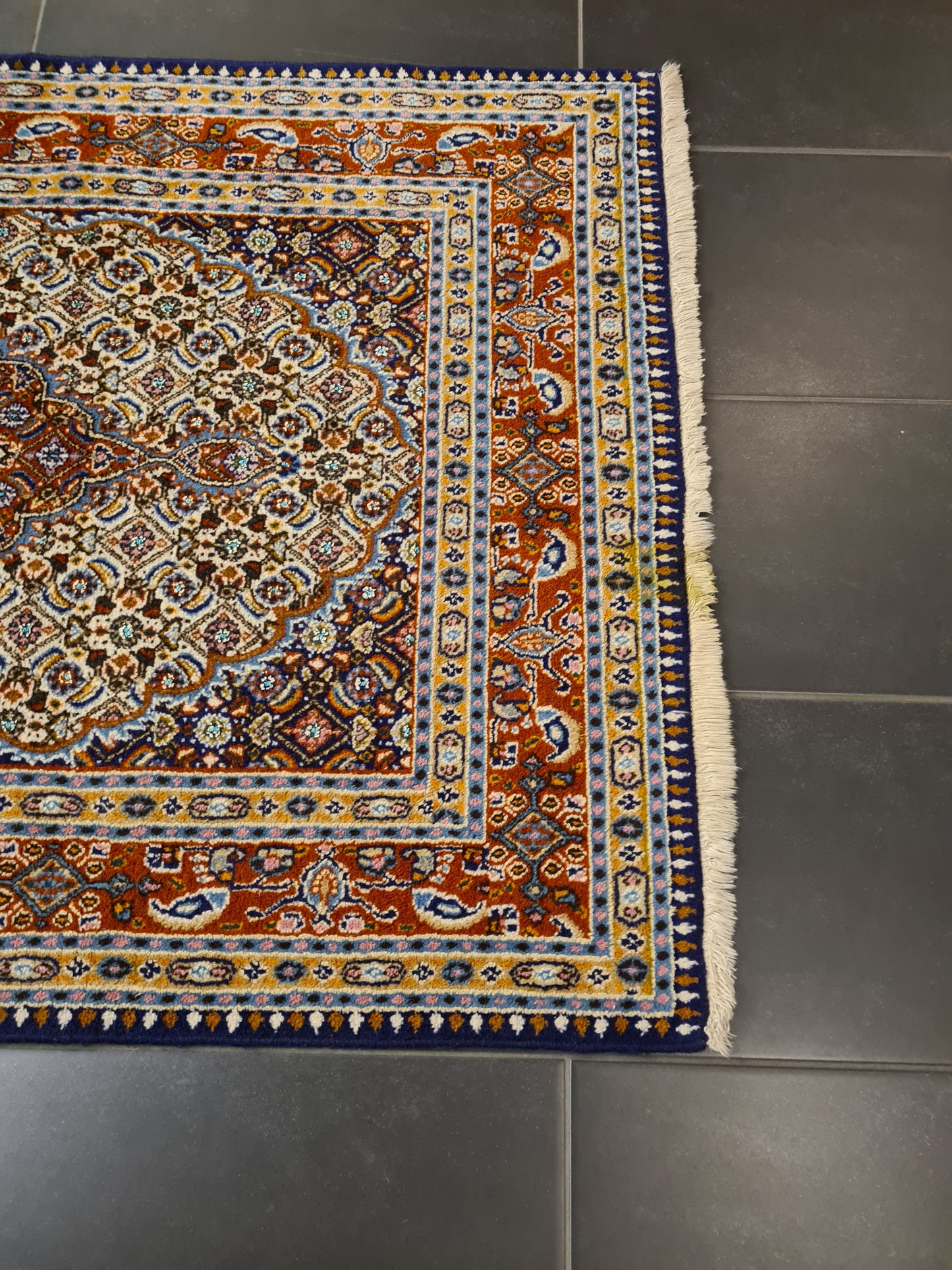 Perserteppich Orientteppich Handgeknüpfter Teppich Moud 150x100cm