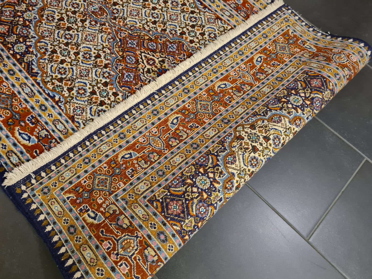 Perserteppich Orientteppich Handgeknüpfter Teppich Moud 150x100cm