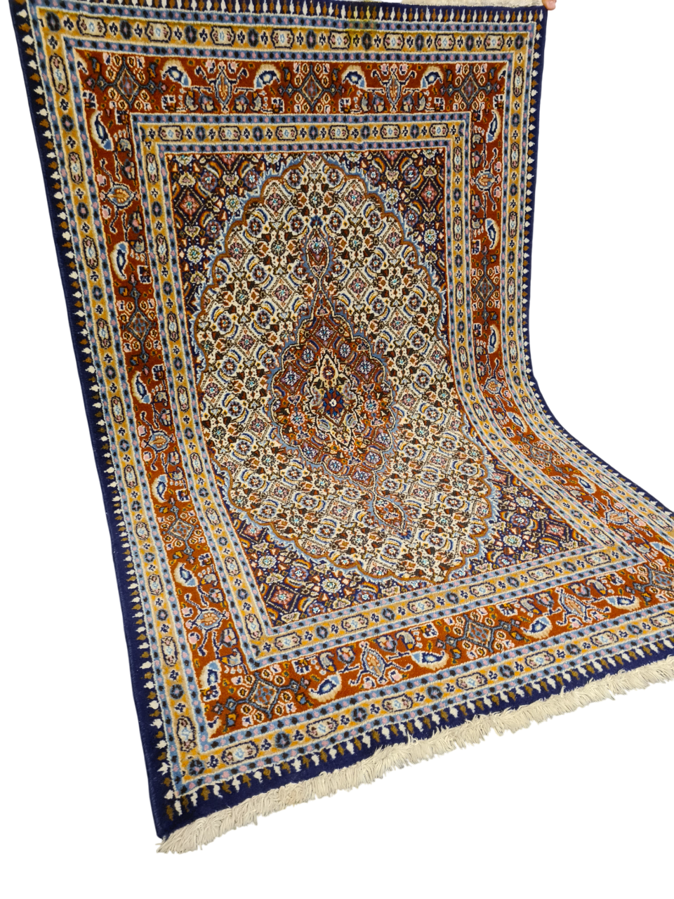 Perserteppich Orientteppich Handgeknüpfter Teppich Moud 150x100cm