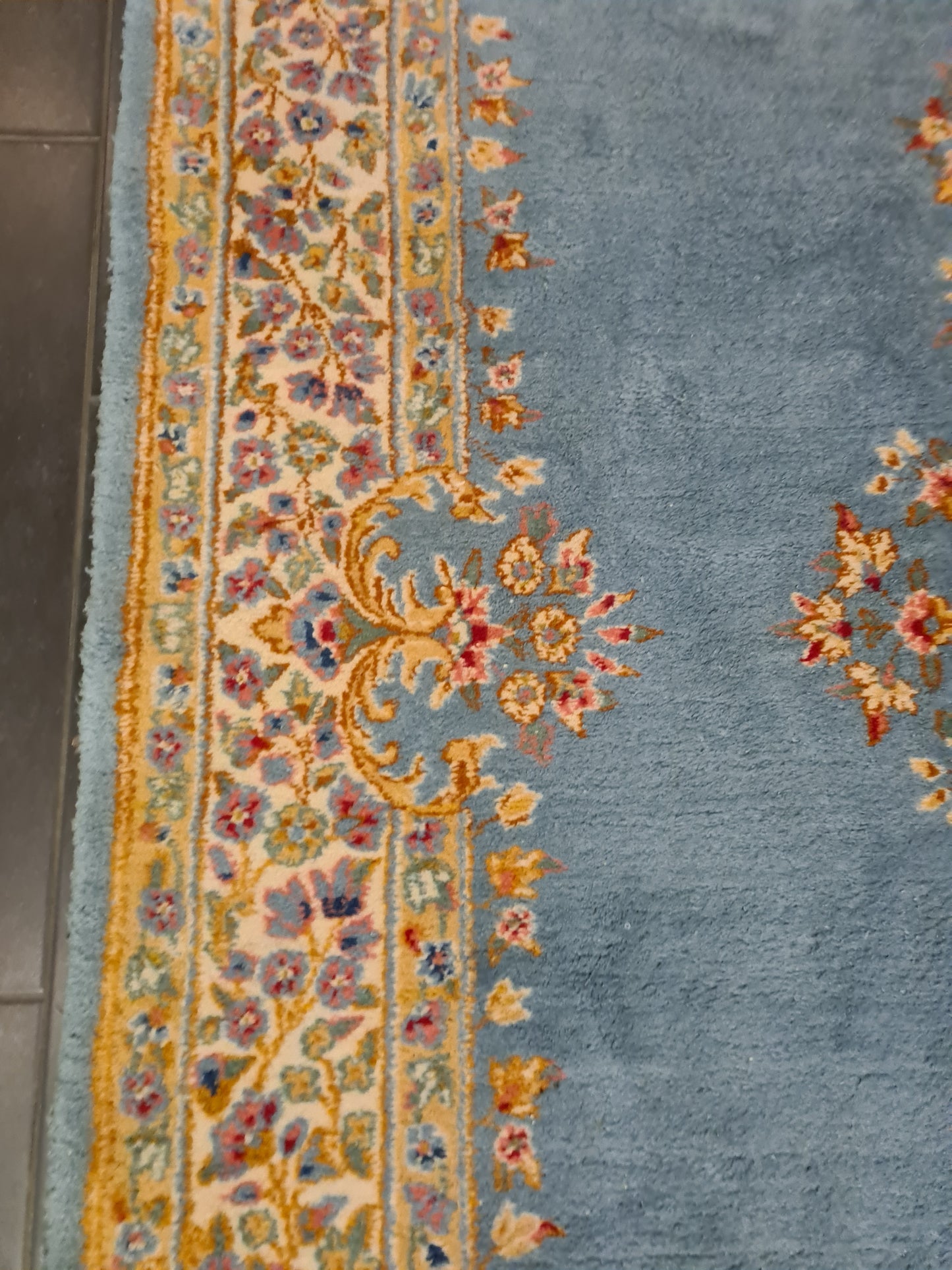 Perserteppich Orientteppich Handgeknüpfter Teppich Kerman 240x150cm