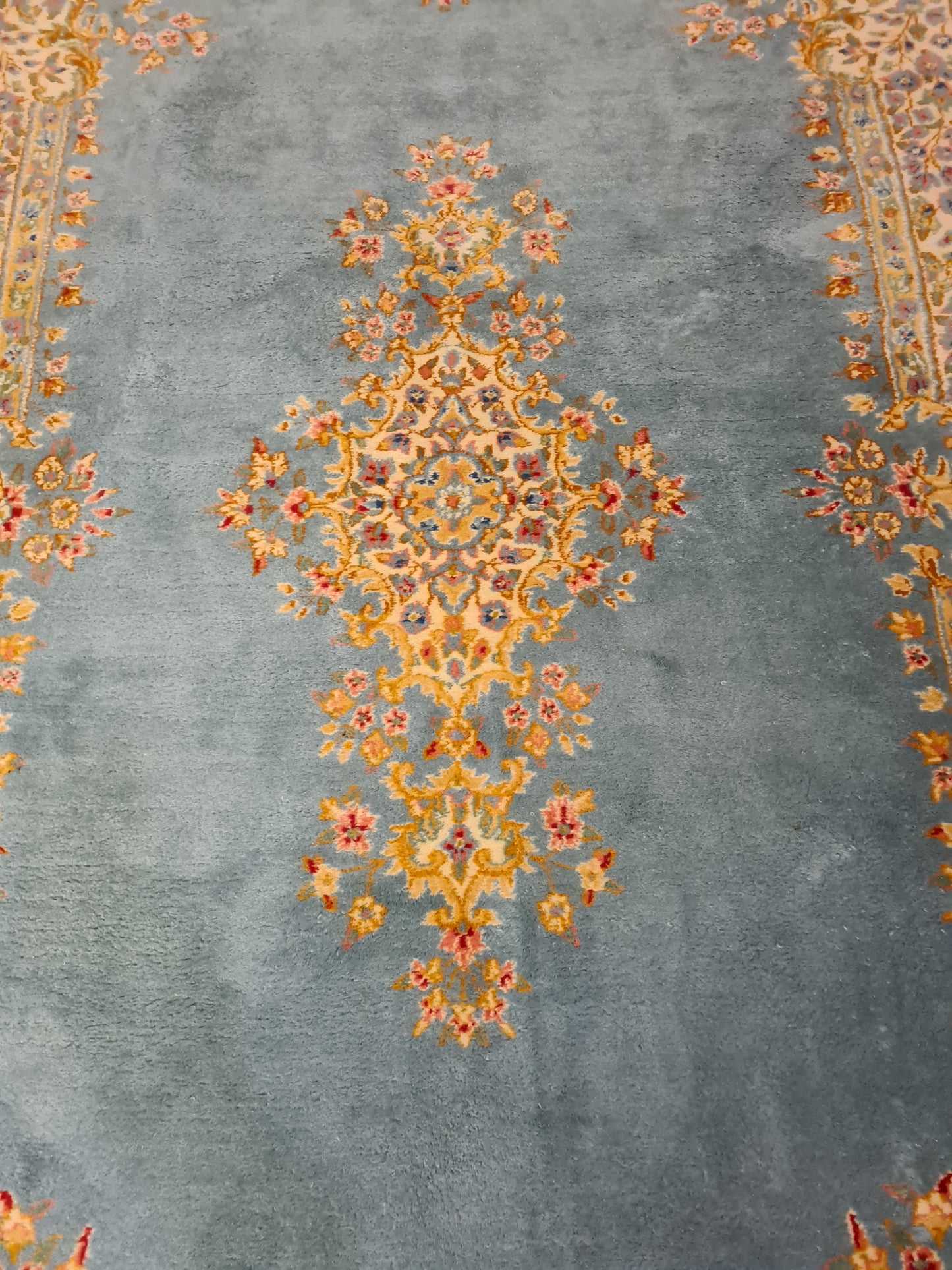 Perserteppich Orientteppich Handgeknüpfter Teppich Kerman 240x150cm