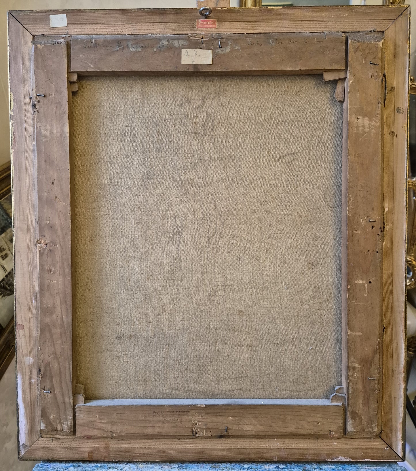 Moritz Eduard Lotze (1809-1890) Ölgemälde Bayerische Schäferin 62×54cm