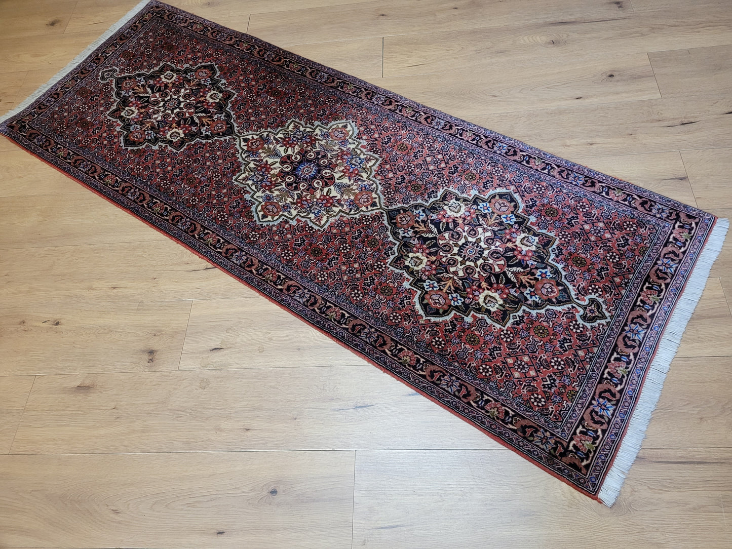 Bidjar Läufer reine Schurwolle kräftige Knüpfung 208x76 cm