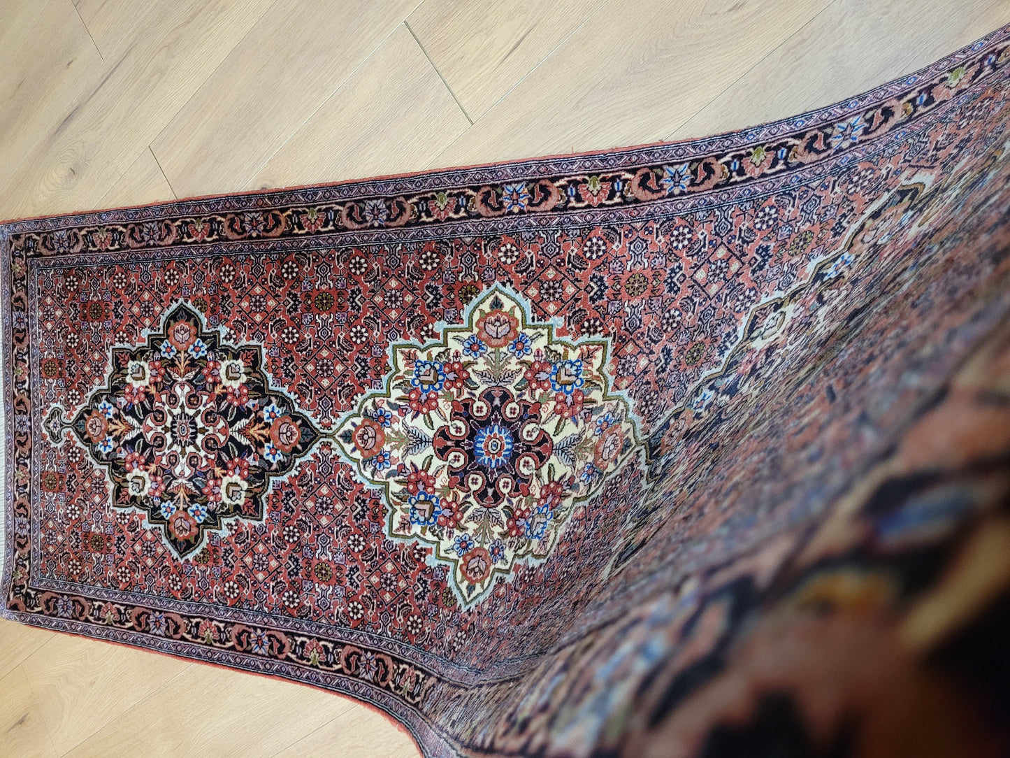 Bidjar Läufer reine Schurwolle kräftige Knüpfung 208x76 cm