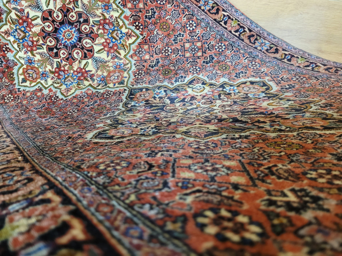 Bidjar Läufer reine Schurwolle kräftige Knüpfung 208x76 cm