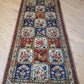 Bakhtiari Teppich Korkwolle Felderdesign 320x106 cm