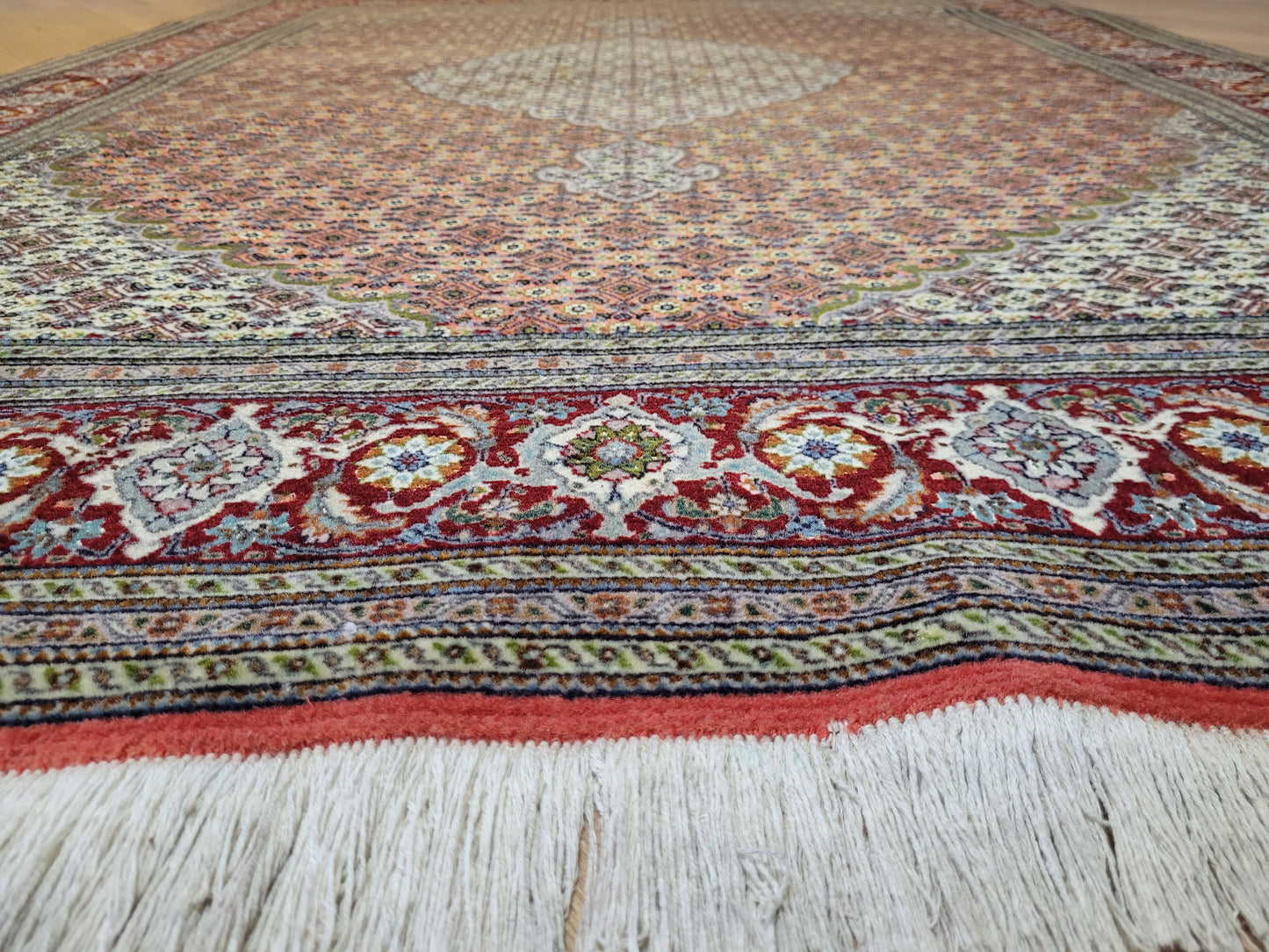 Täbriz Teppich feine Knüpfung mit Seide 205×150 cm