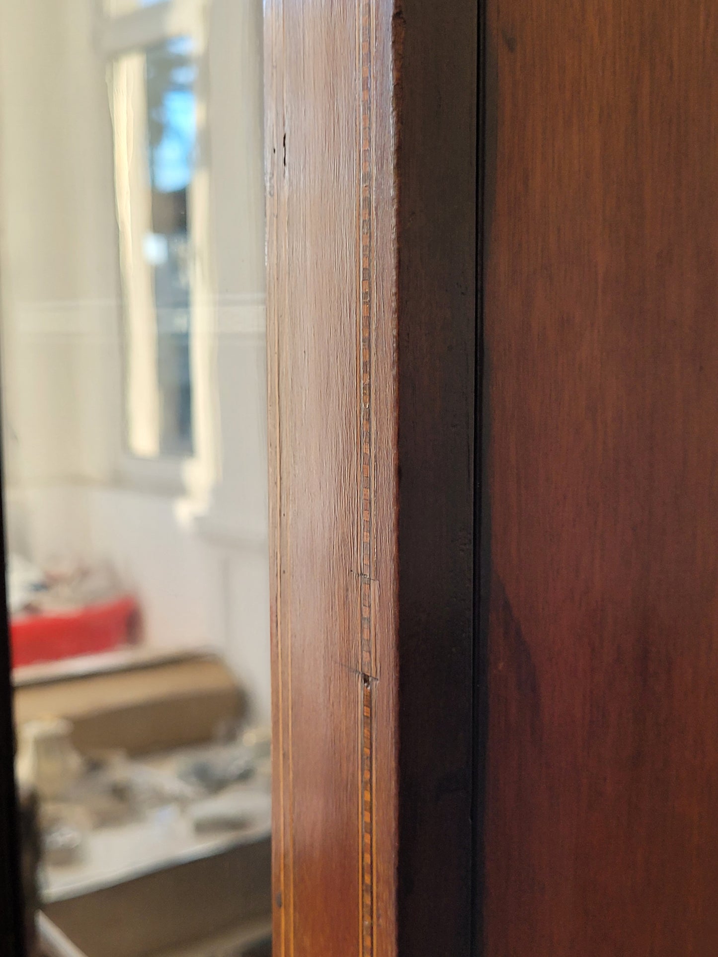 Englischer Bücherschrank – Mahagoni mit Glasfüllungen – ca. 19./20. Jahrhundert