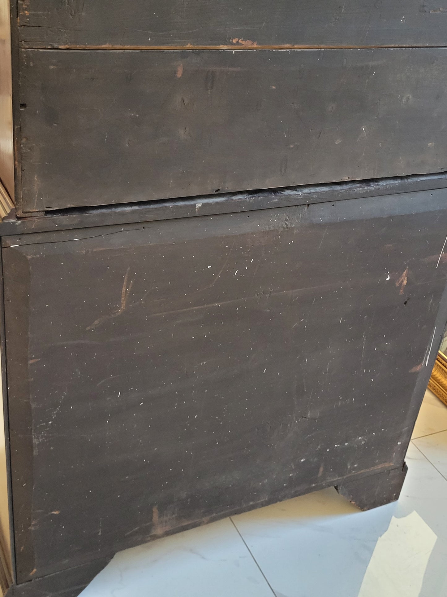 Englischer Bücherschrank – Mahagoni mit Glasfüllungen – ca. 19./20. Jahrhundert