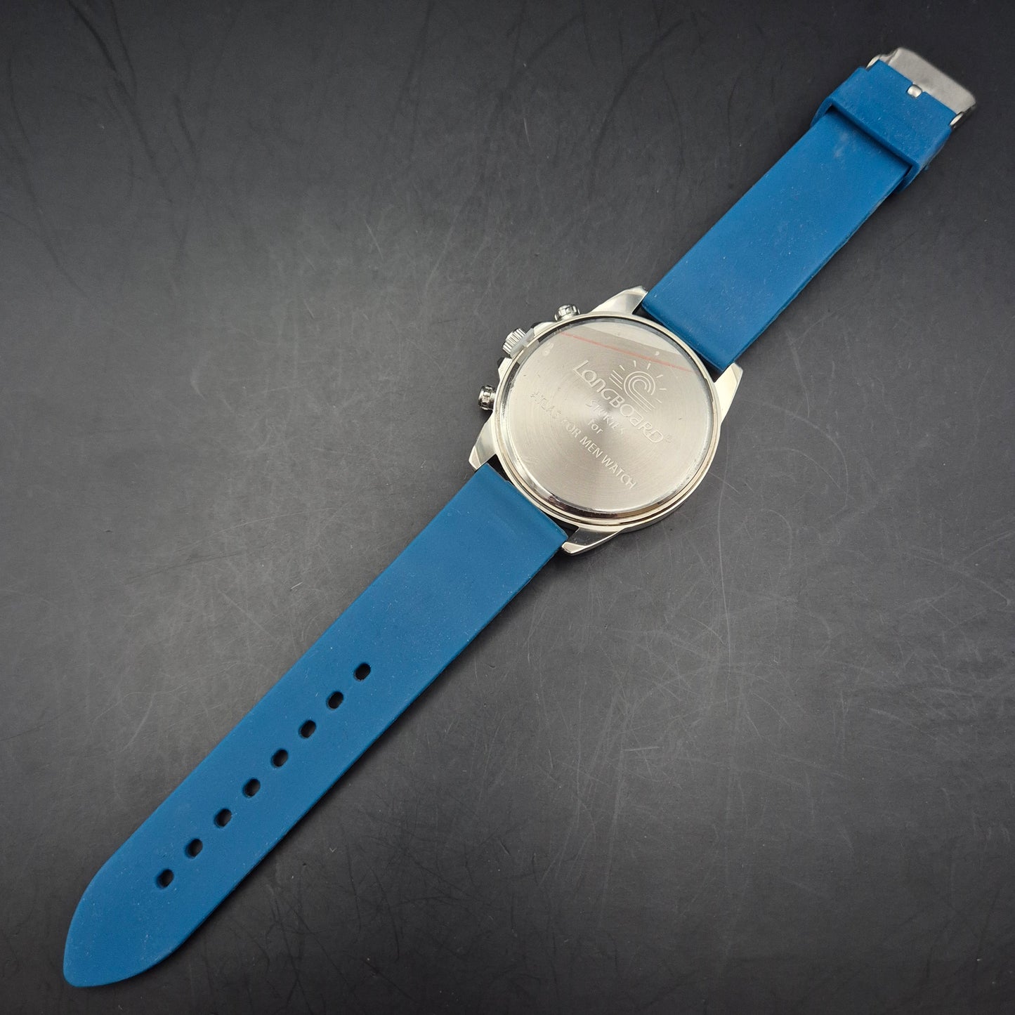 Sportliche Longboard Herren Uhr – Farbenfrohes Design mit Tachymeter-Lünette