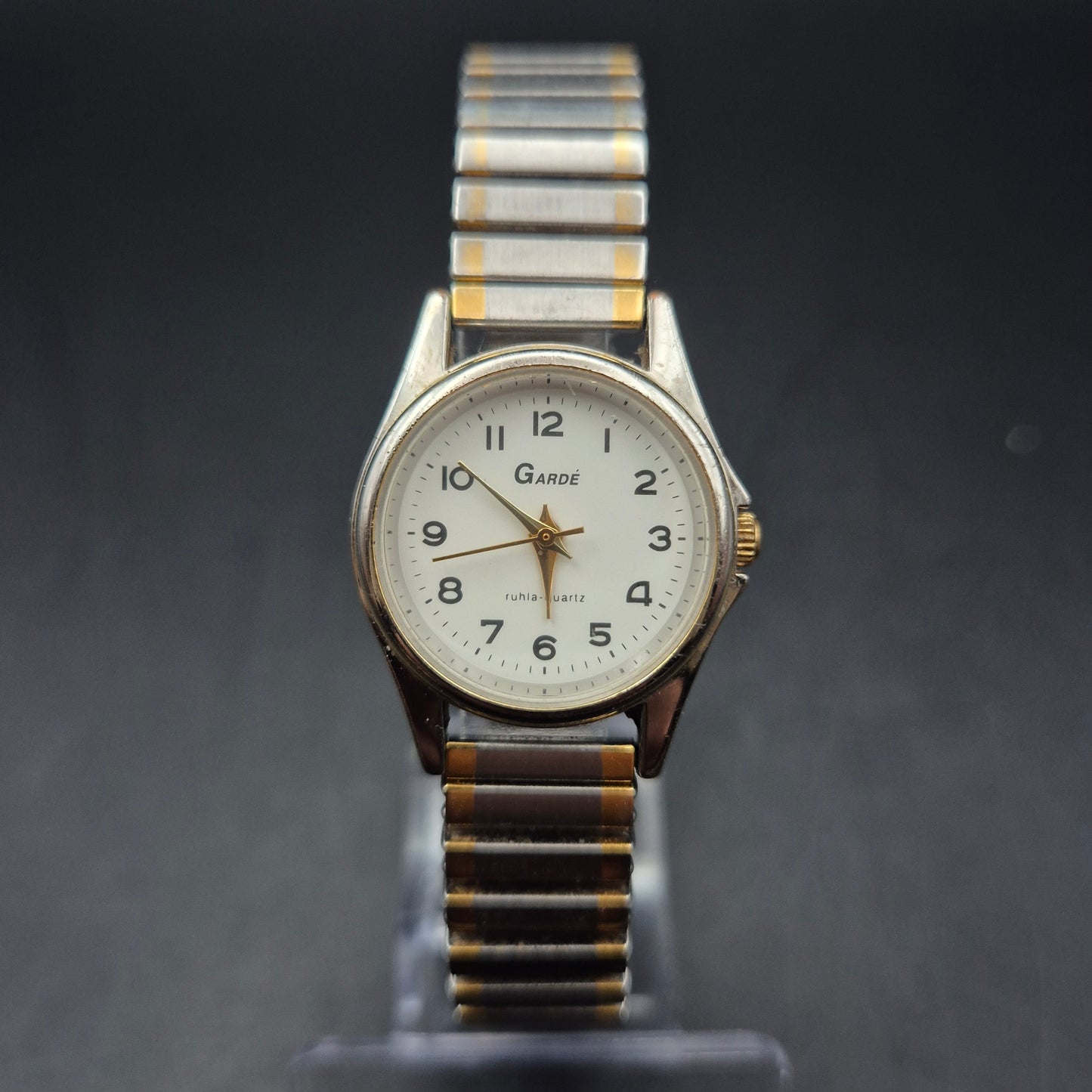 Klassische Gardé Herren Uhr – Zweifarbige Optik mit Stretch-Armband