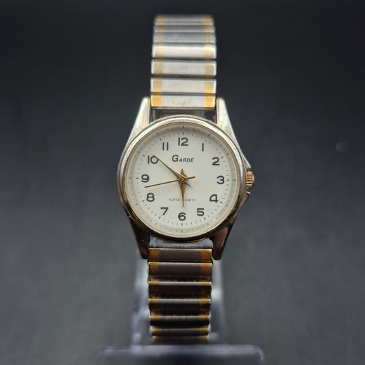 Klassische Gardé Herren Uhr – Zweifarbige Optik mit Stretch-Armband