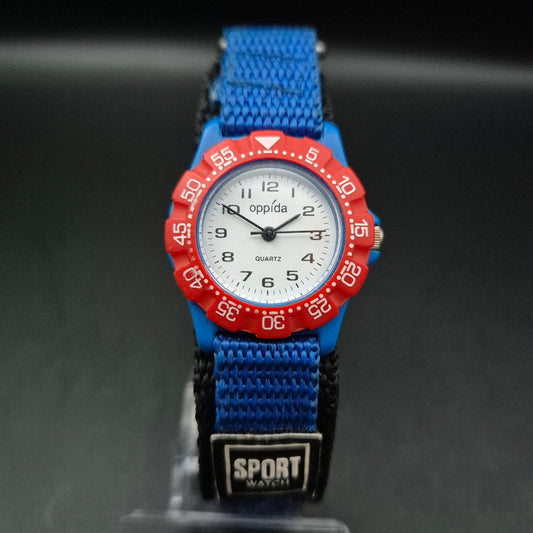 Oppida Kinder Uhr – Bunte Sportuhr mit robustem Textilarmband