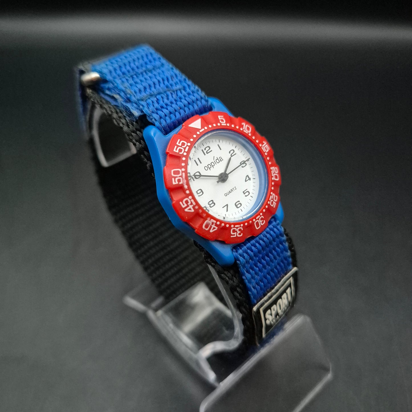 Oppida Kinder Uhr – Bunte Sportuhr mit robustem Textilarmband