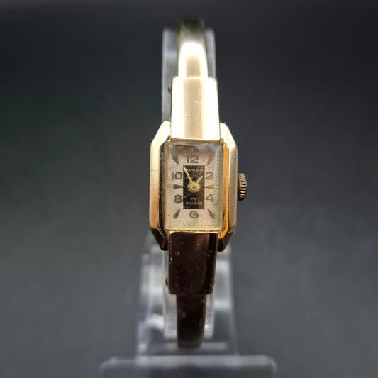 Anker Damen Uhr – Vintage Stil mit 17 Rubis Handaufzug