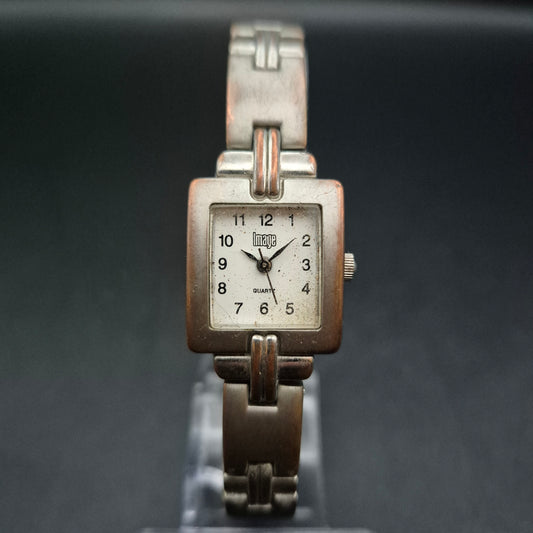 Image Damen Uhr – Klassisches Design mit rechteckigem Gehäuse