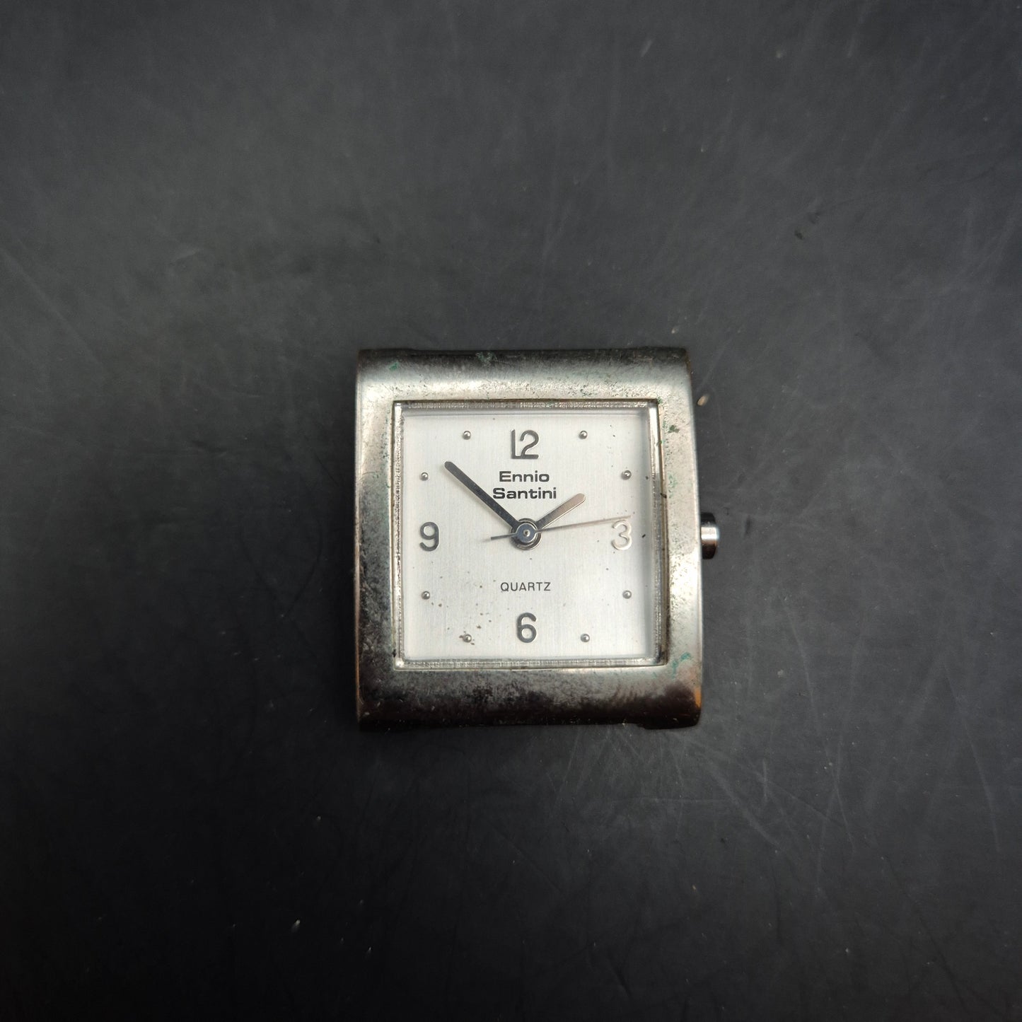 Ennio Santini Damen Uhr – Modernes, quadratisches Quarzuhrwerk