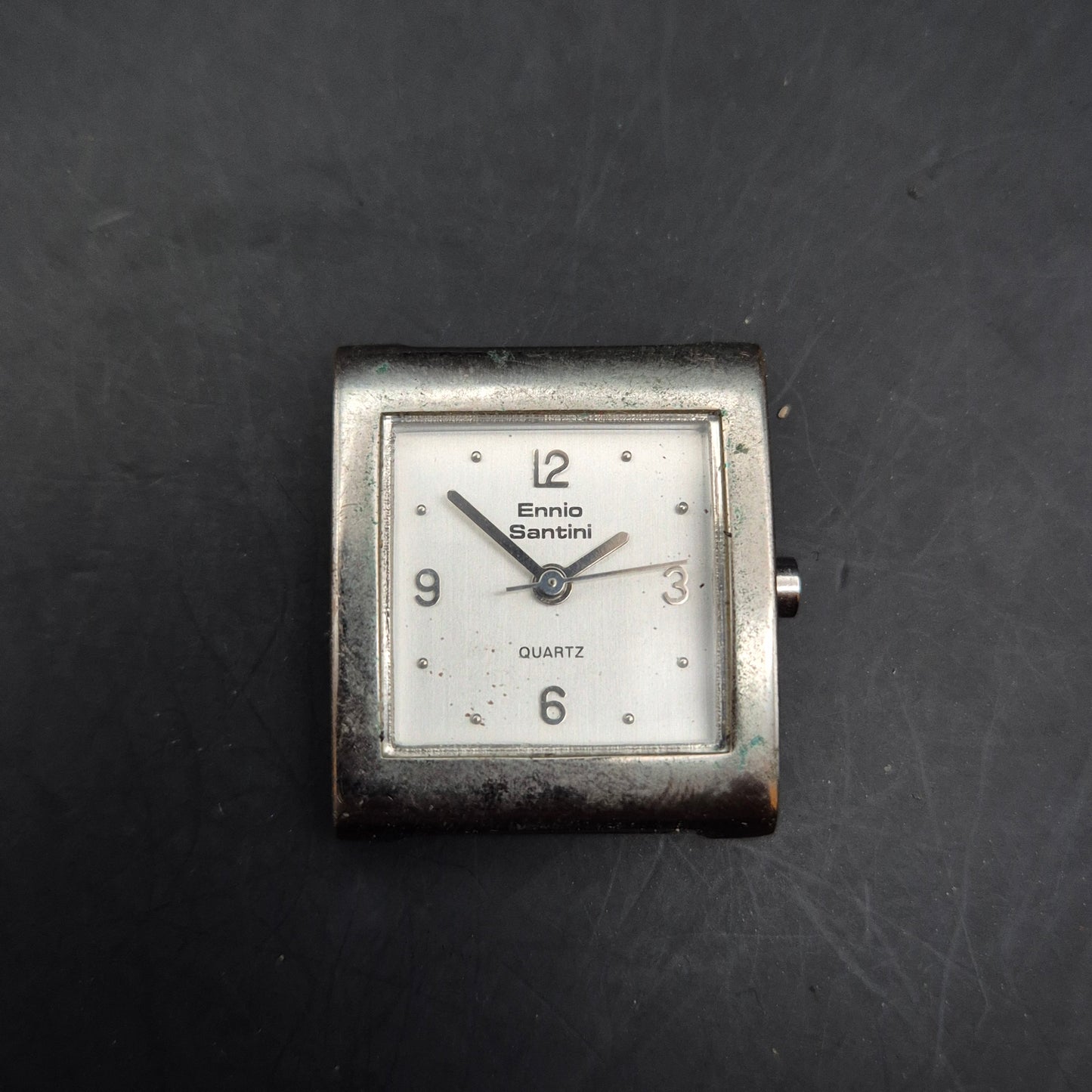 Ennio Santini Damen Uhr – Modernes, quadratisches Quarzuhrwerk