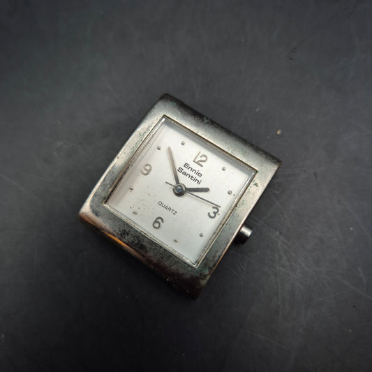 Ennio Santini Damen Uhr – Modernes, quadratisches Quarzuhrwerk