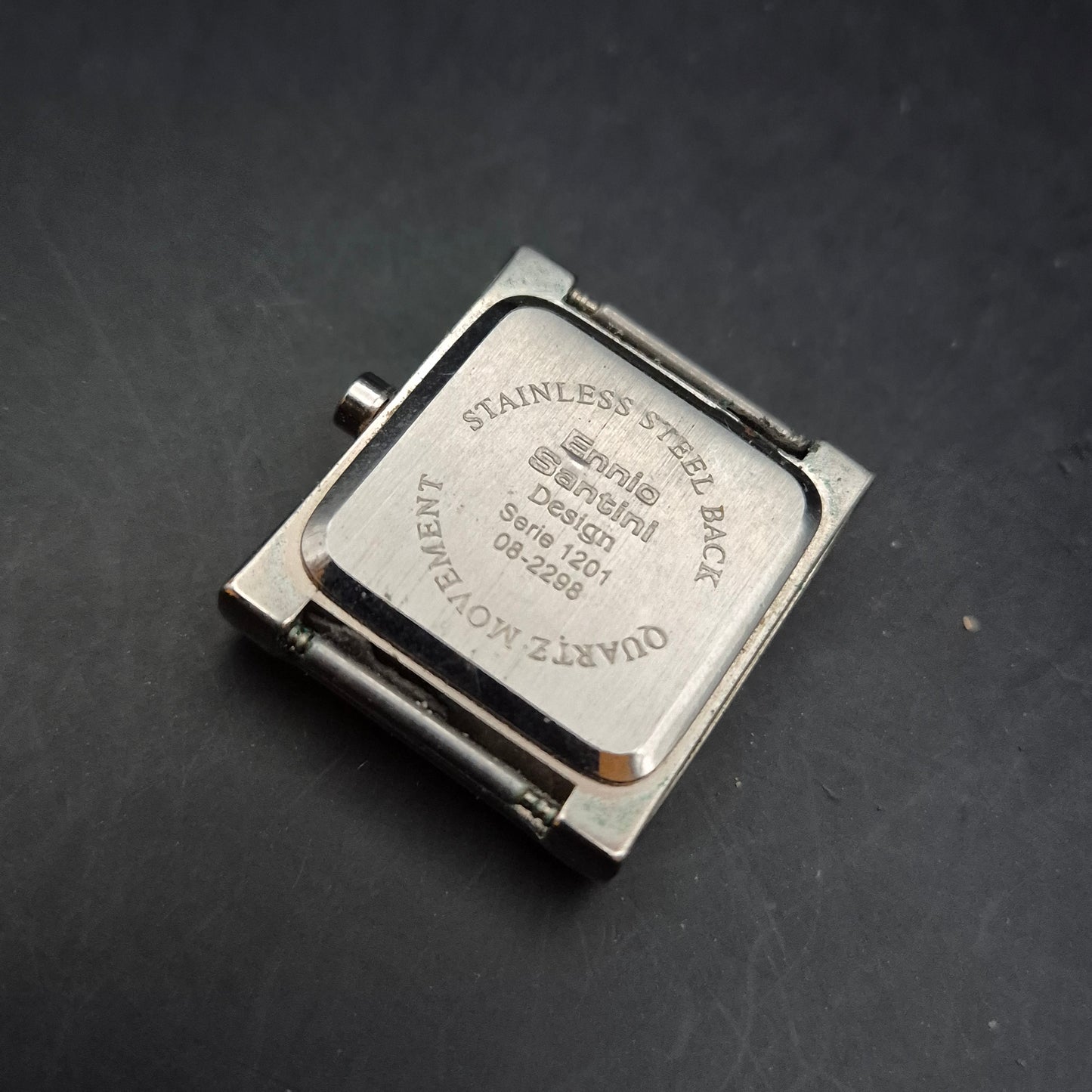 Ennio Santini Damen Uhr – Modernes, quadratisches Quarzuhrwerk