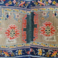 China Teppich antik figürlich Drachenmotiv 118×70 cm