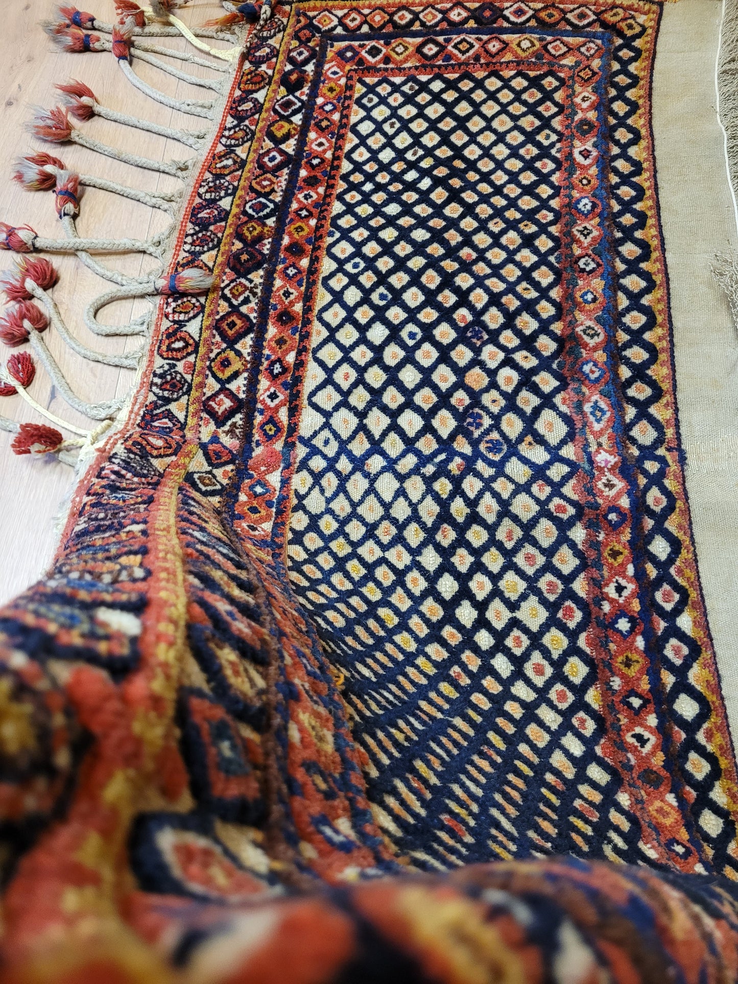 Bachtiar Lori Zeltbehang antik geometrisch 160×68 cm