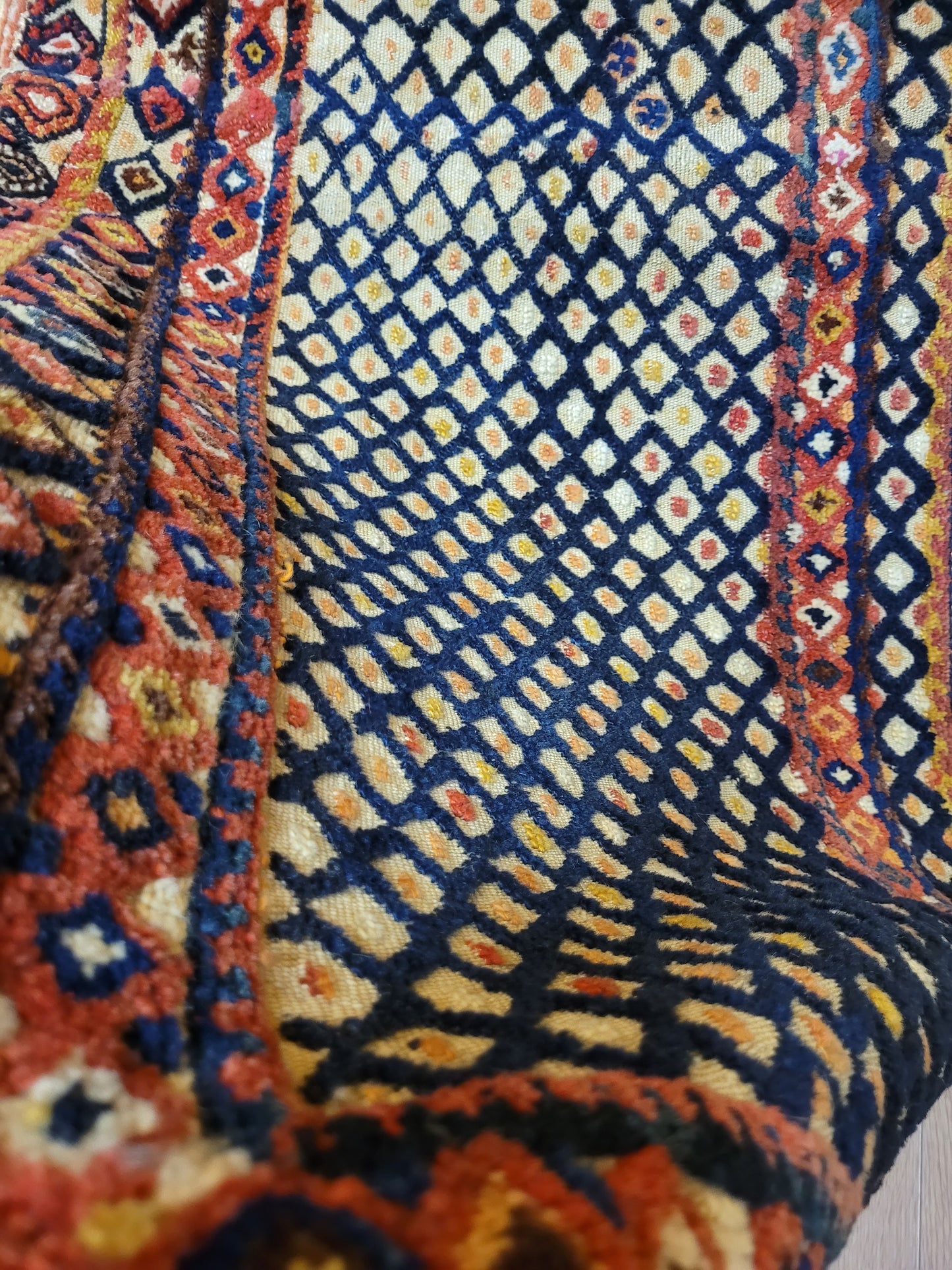 Bachtiar Lori Zeltbehang antik geometrisch 160×68 cm