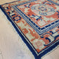 China Teppich antik geometrisch florales Muster 69×62 cm