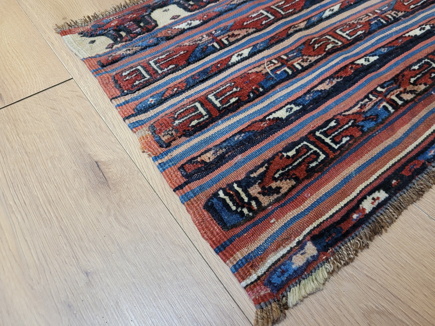 Bachtiar Teppich antik Kelim Knüpfmix 50×60 cm