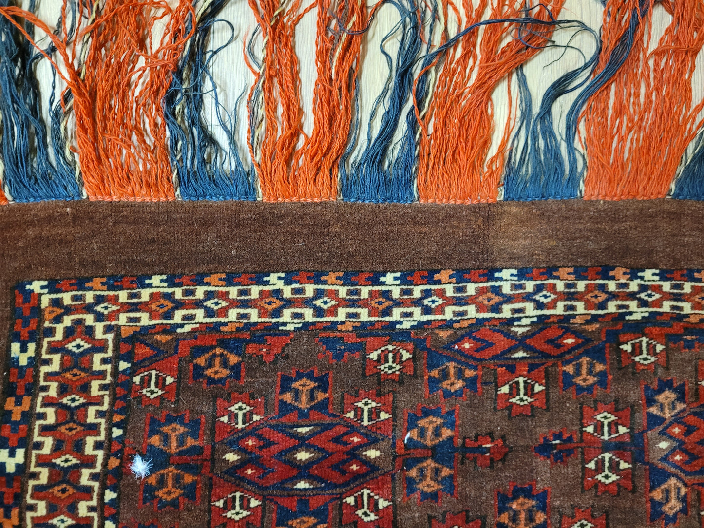 Jomut Turkmen Torba antik geometrisch 87×40 cm