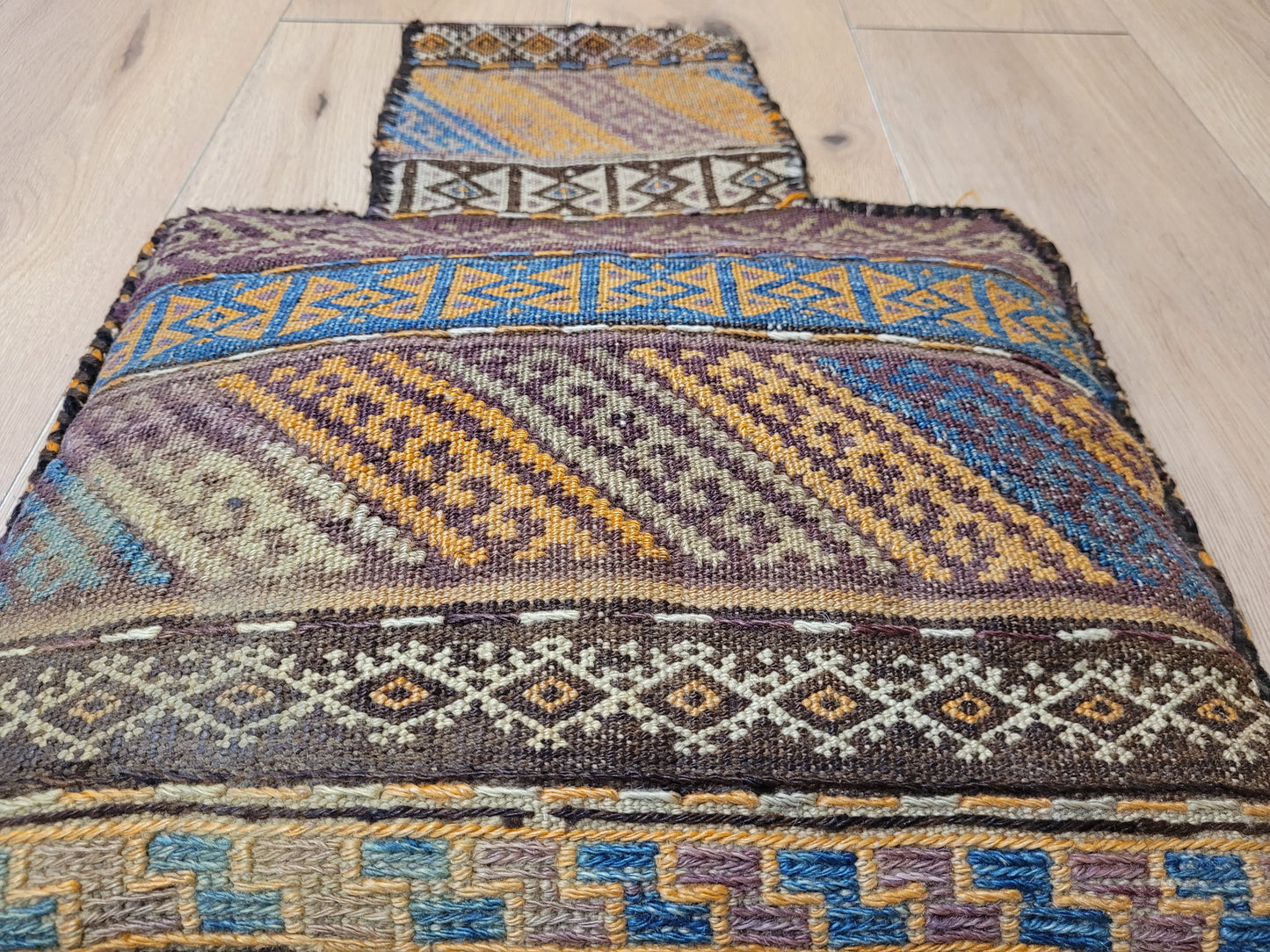 Belutsch Kelim Tasche antik geometrisch 57×40 cm