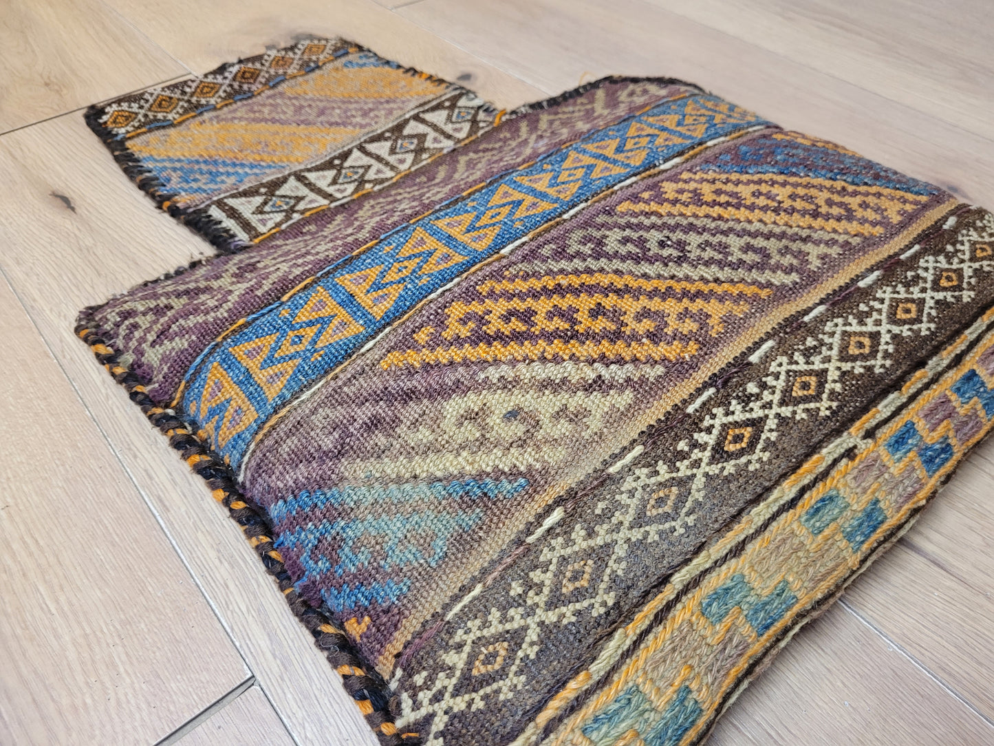 Belutsch Kelim Tasche antik geometrisch 57×40 cm