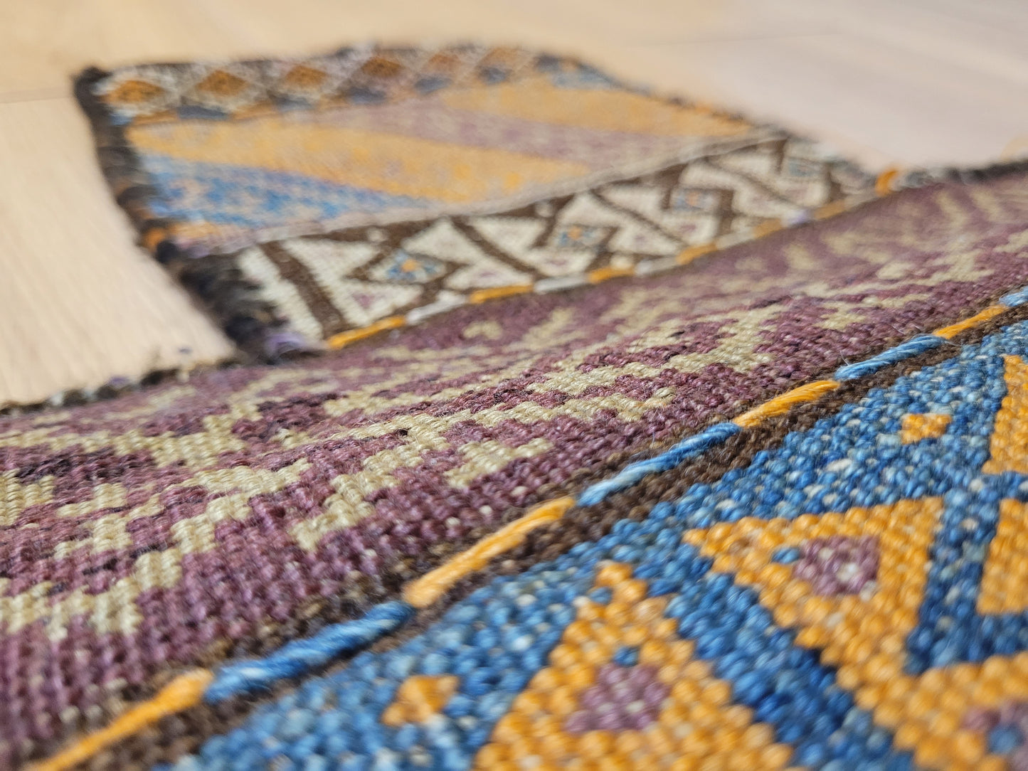 Belutsch Kelim Tasche antik geometrisch 57×40 cm