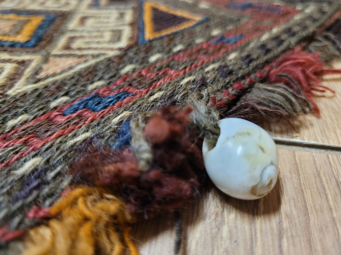 Orientteppich handgeknüpft Kelim Tasche 26×31 cm antik