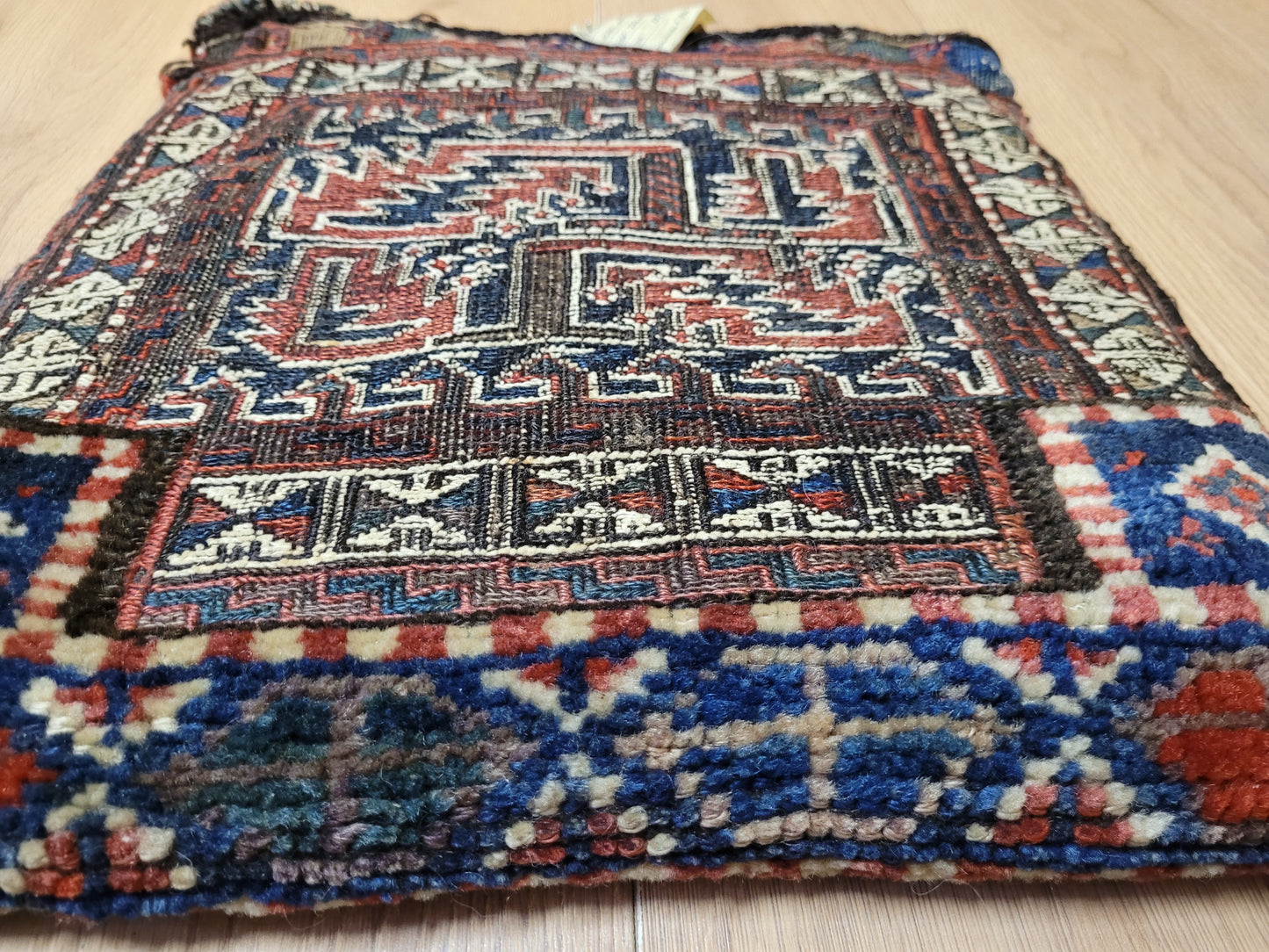 Orientteppich handgeknüpft Kelim Tasche 40×43 cm antik