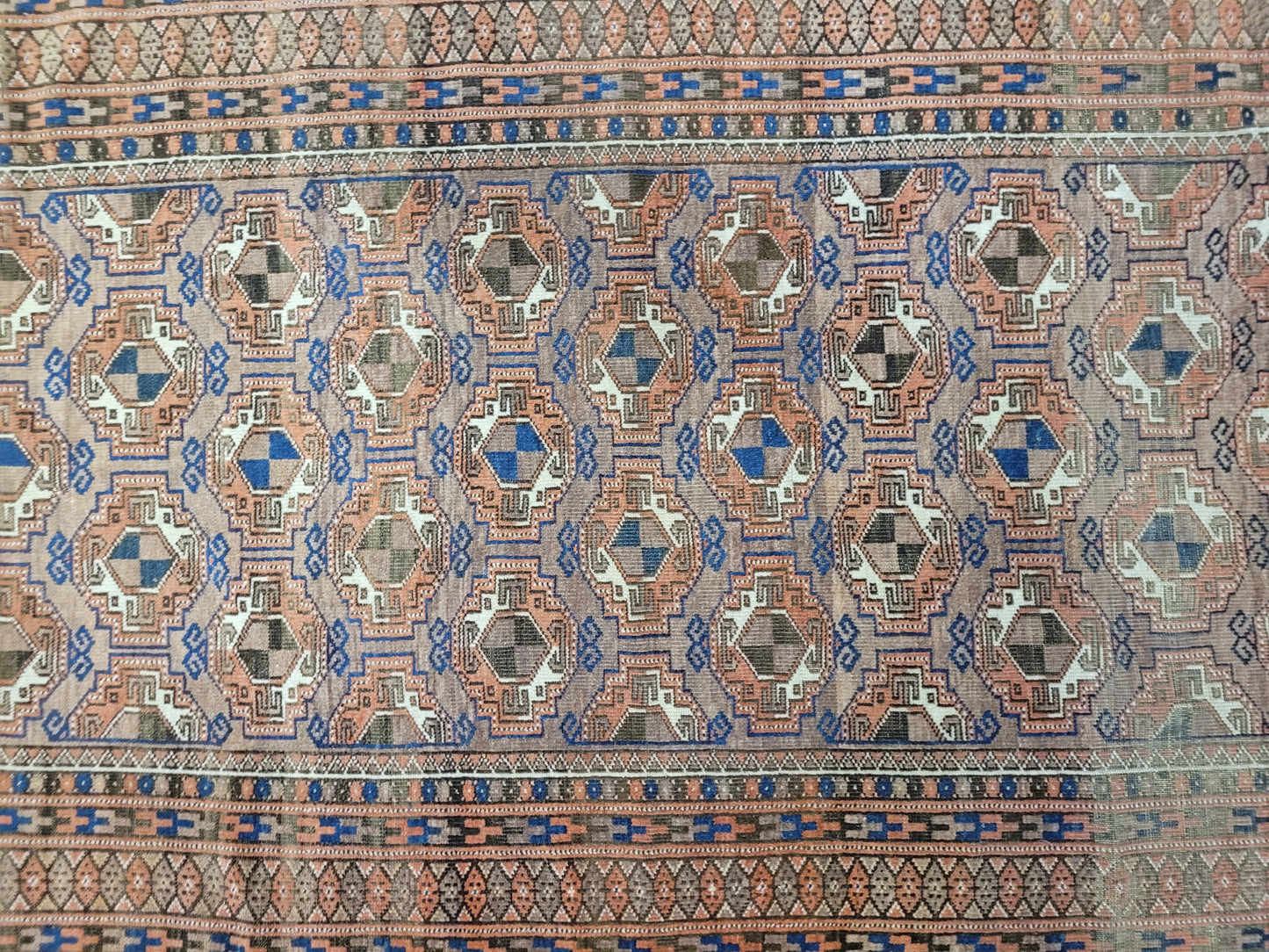 Orientteppich handgeknüpft Jomut Buchara 187x120 cm