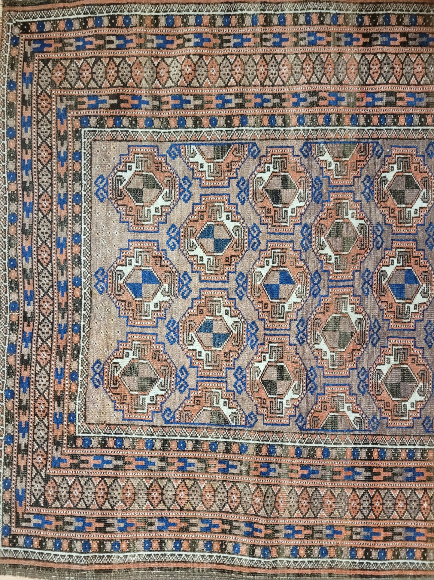 Orientteppich handgeknüpft Jomut Buchara 187x120 cm