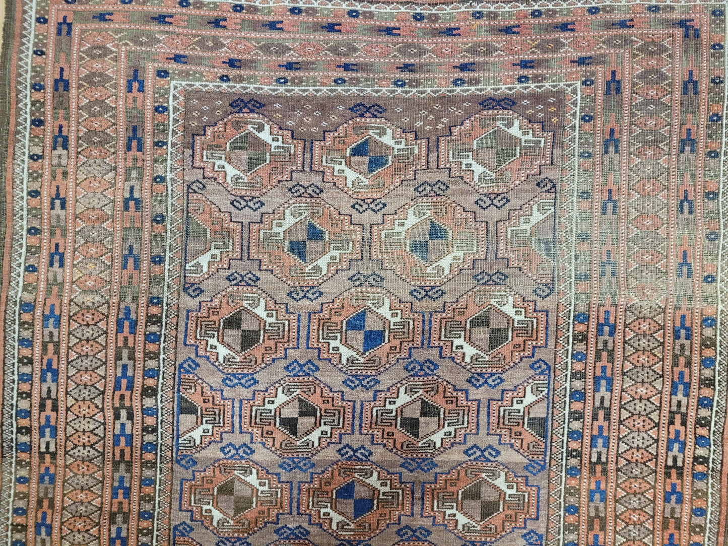 Orientteppich handgeknüpft Jomut Buchara 187x120 cm